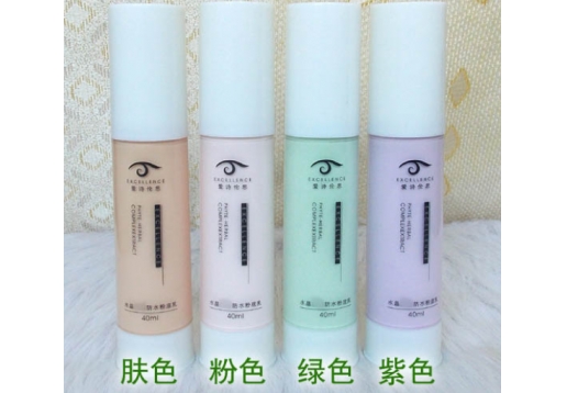爱诗伦思 玉容妆 水晶防水防晒粉底乳40ml有肤色.粉色.绿色.紫色可选