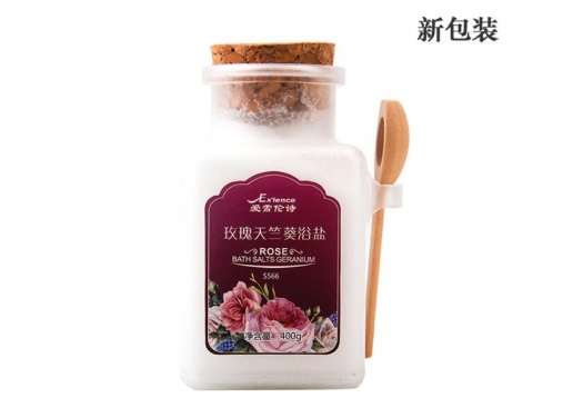 爱雪伦诗 玫瑰天竺葵浴盐400g