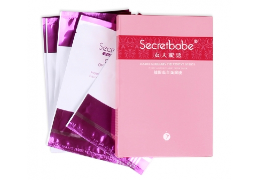 女人蜜语 糖酚凝白面贴膜6片/盒