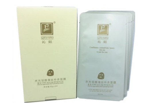 沁妞 水光驻颜蚕丝补水面膜6贴/盒（30g/贴 ）