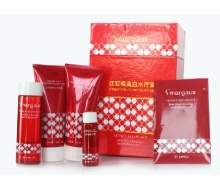圣玛歌 红石榴美白水疗5件套化妆品