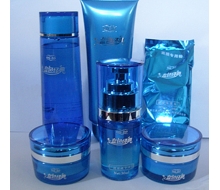 西安三美 蓝色经典补水保湿组合6件套化妆品