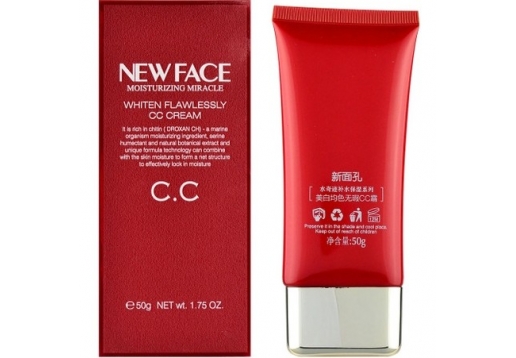 新面孔 水奇迹美白均色无瑕CC霜50g
