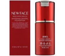 新面孔 水奇迹美白晶纯粉底液35ml（自然色、象牙白）化妆品