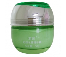 雅歌 绿茶素舒颜水养精华霜50g化妆品