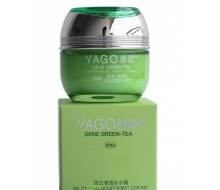 雅歌 基因绿茶素润白清透补水霜50ML 化妆品