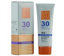 颜蔻 纯鲜果补水隔离防晒乳spf30 80g化妆品