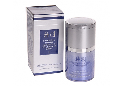 尹姬 纯净细滑定颜啫喱5g+智能均色调肤液30ml（2合1）